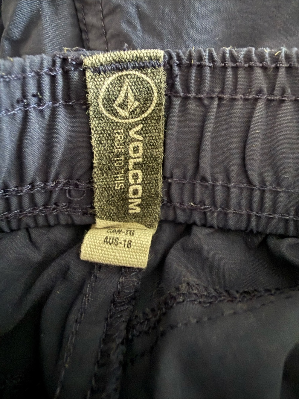 Volcom Stone Navy Drawstring - Picture 4 of 4